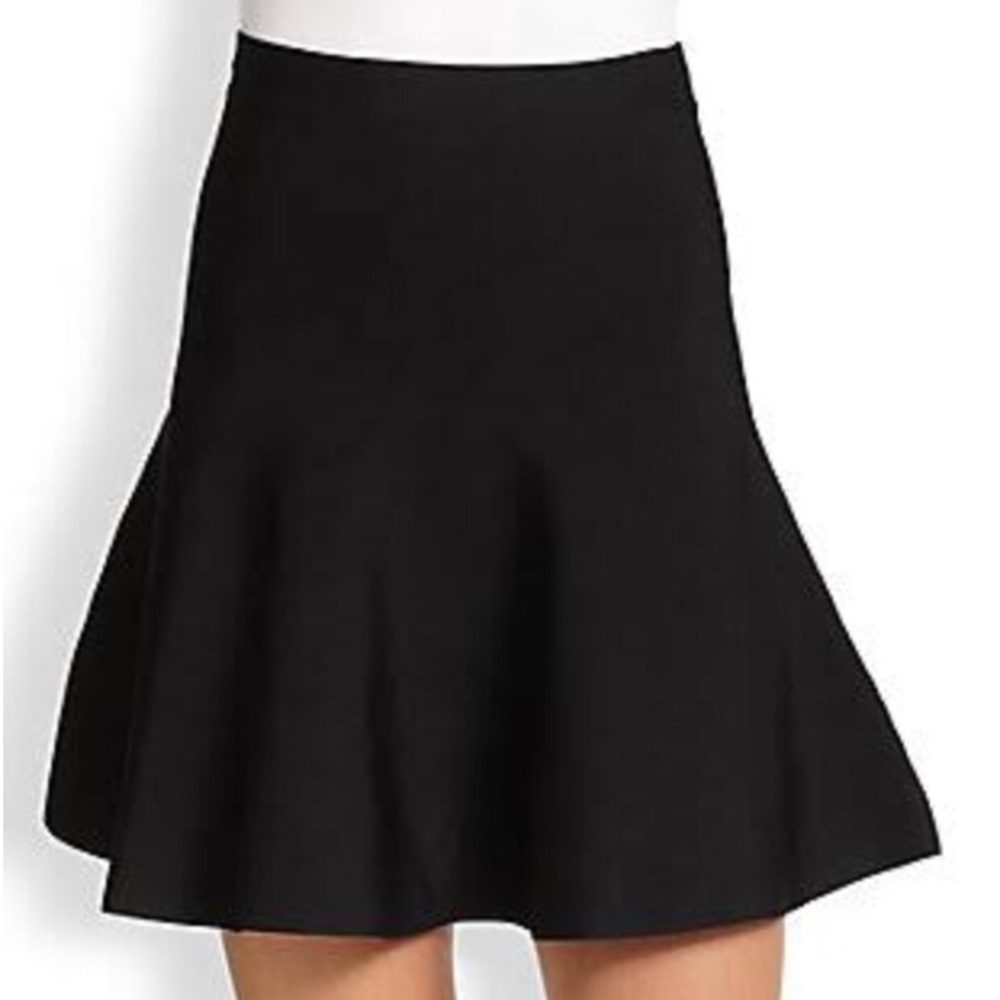 BCBG Ingrid Ponte A-line Fit and Flare Skirt